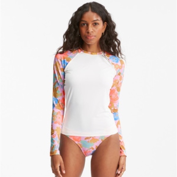 🔆BILLABONG🔆 PICK ME UP LONG SLEEVE RAS GUARD SUN SHIRT - Picture 3 of 12